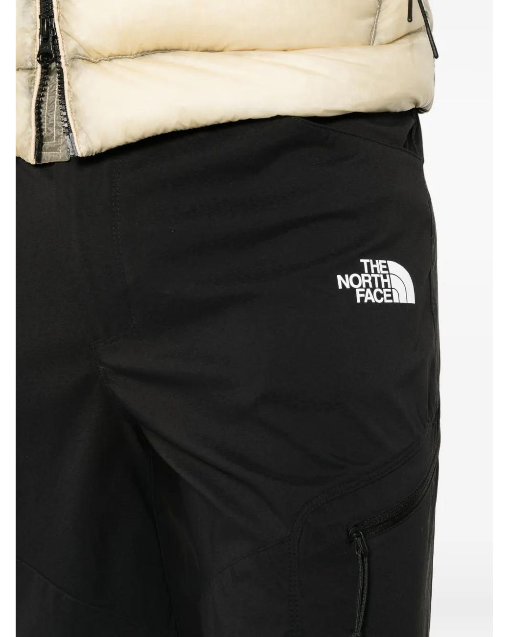 The North Face Black Short Cargo À Logo Imprimé for men