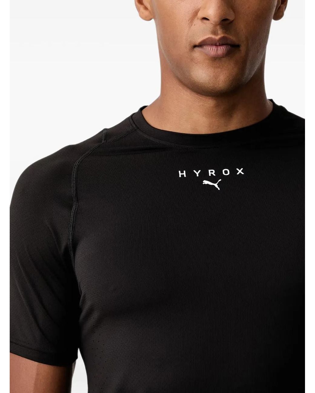 PUMA Black X Hyrox T-Shirt À Manches Raglan for men