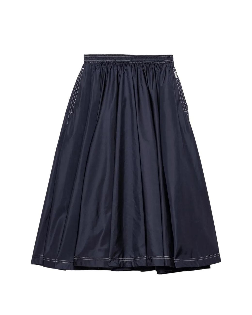 Prada Blue Light Re-Nylon Full Skirt