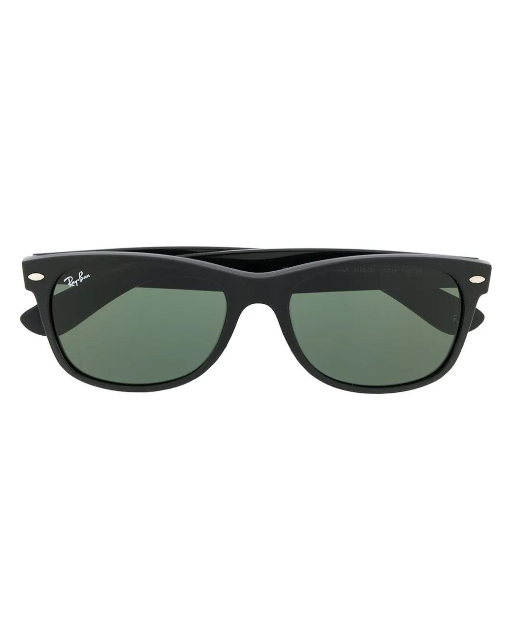Ray-Ban Green Rectangular Frame Sunglasses