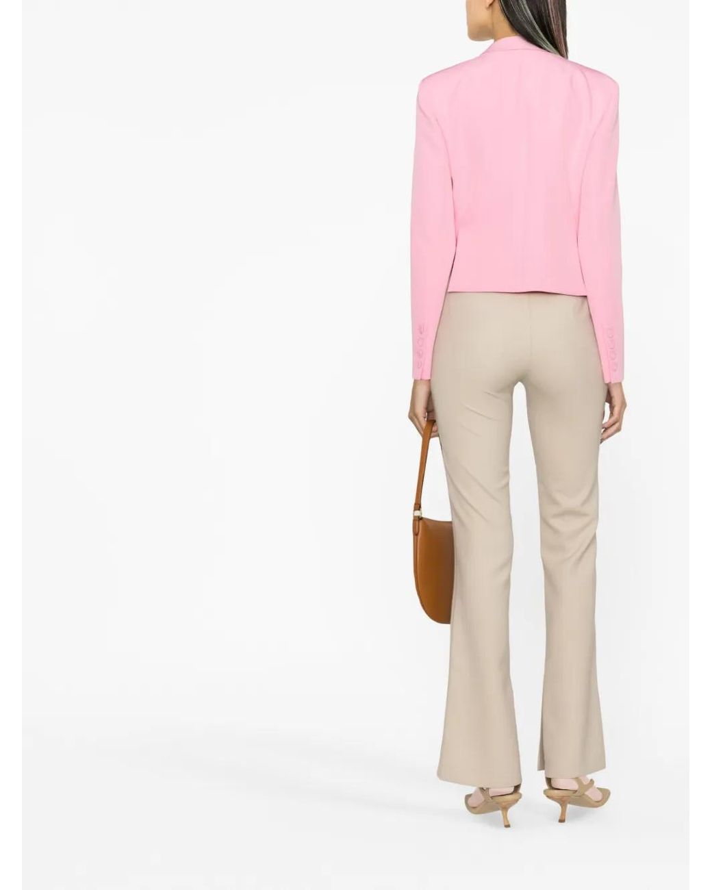 Ermanno Scervino Pink Single-Breasted Blazer