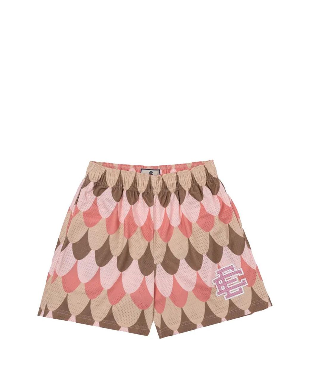 Eric Emanuel Pink Graphic-Print Track Shorts for men