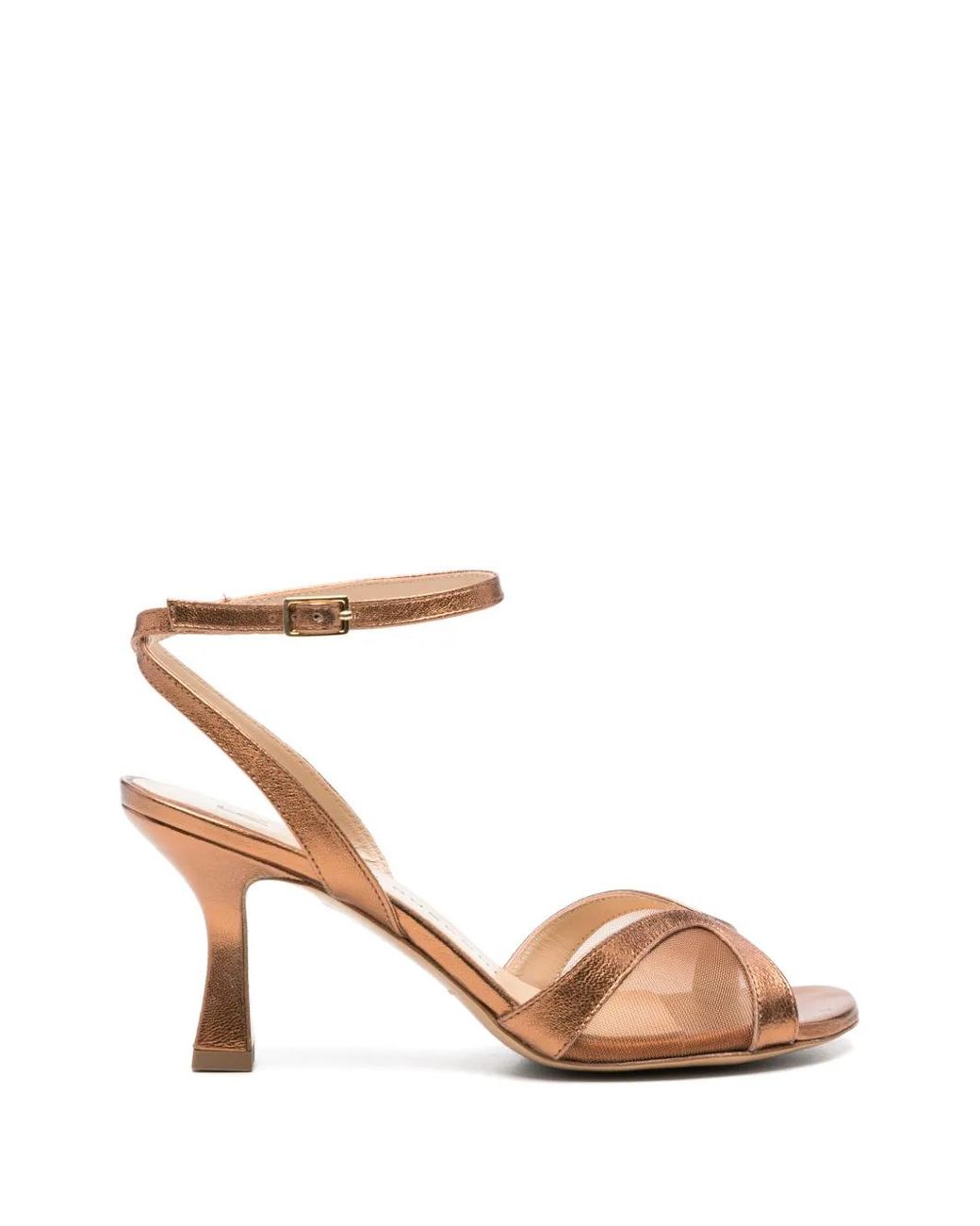 Fabio Rusconi Brown Ankle-Strap Sandals