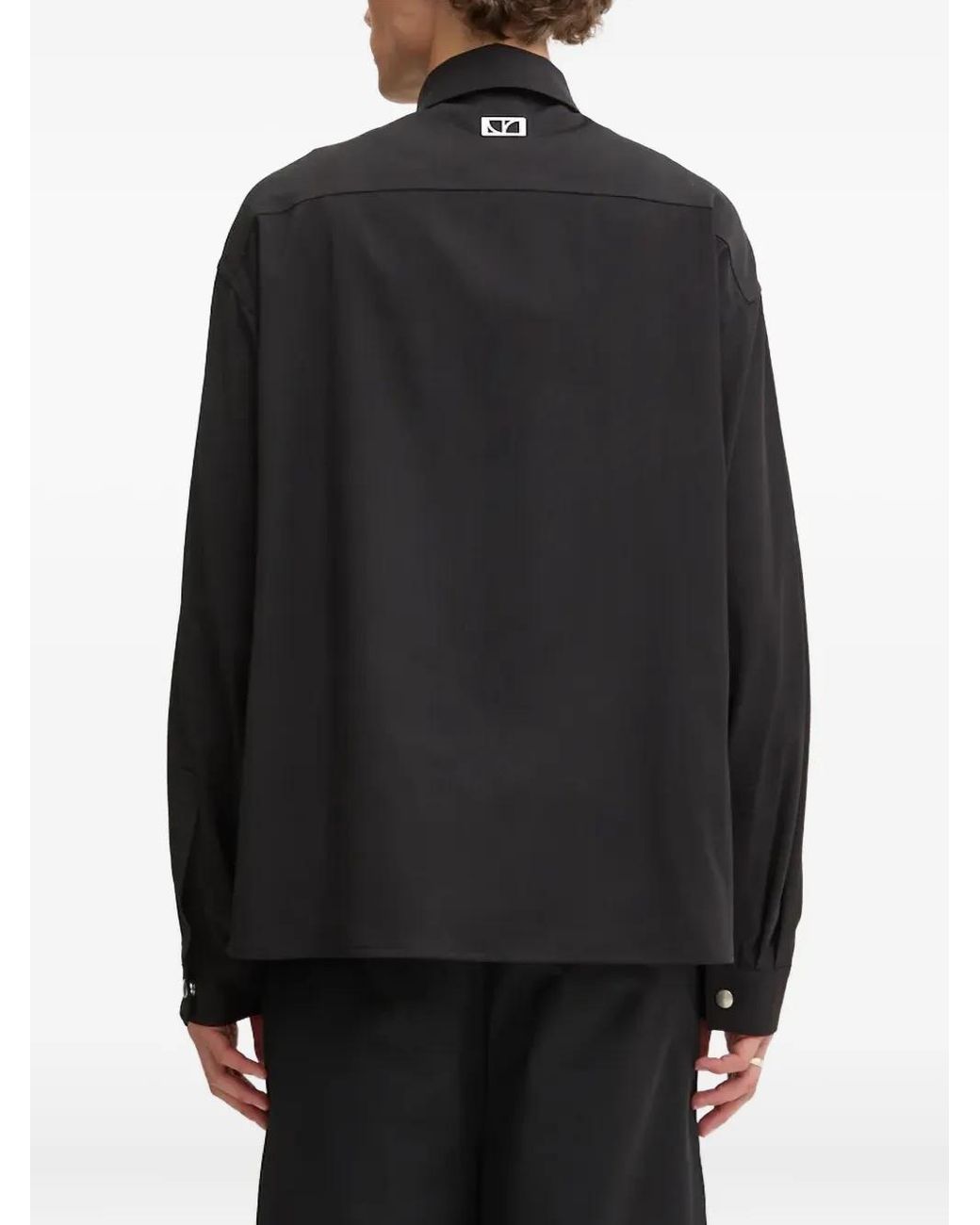 IRO Black Zip-Fastening Shirt Jacket for men