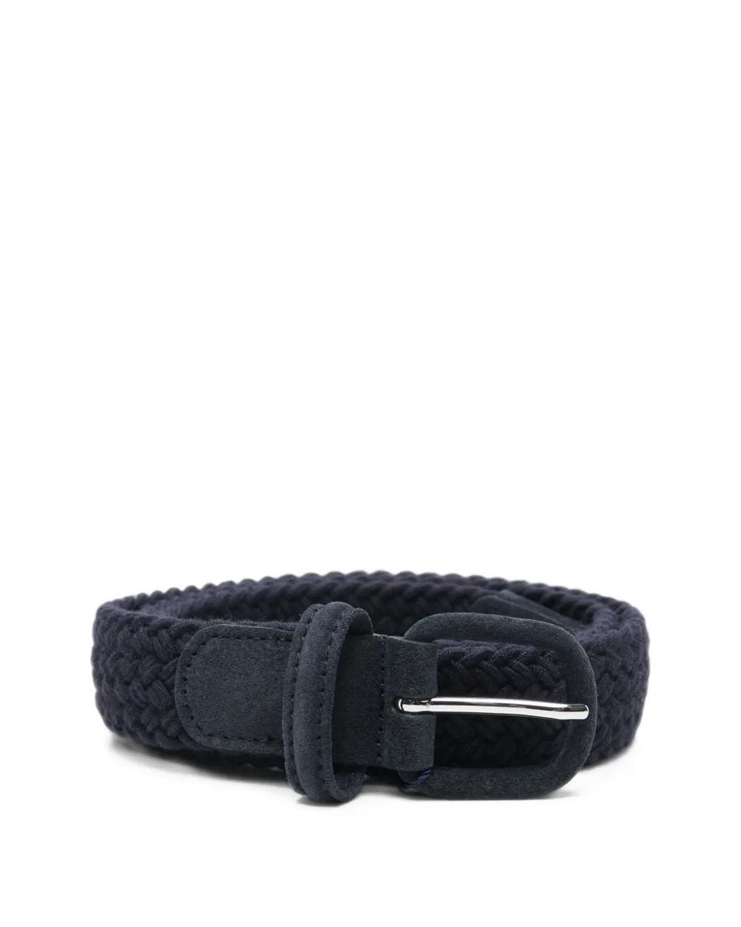Andersons Blue Woven Wool Belt for men