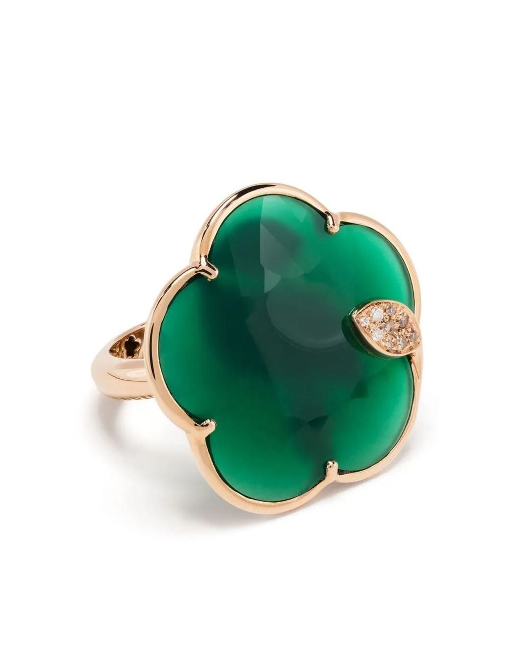 Pasquale Bruni Green 18Kt Rose Ton Joli Diamond Ring