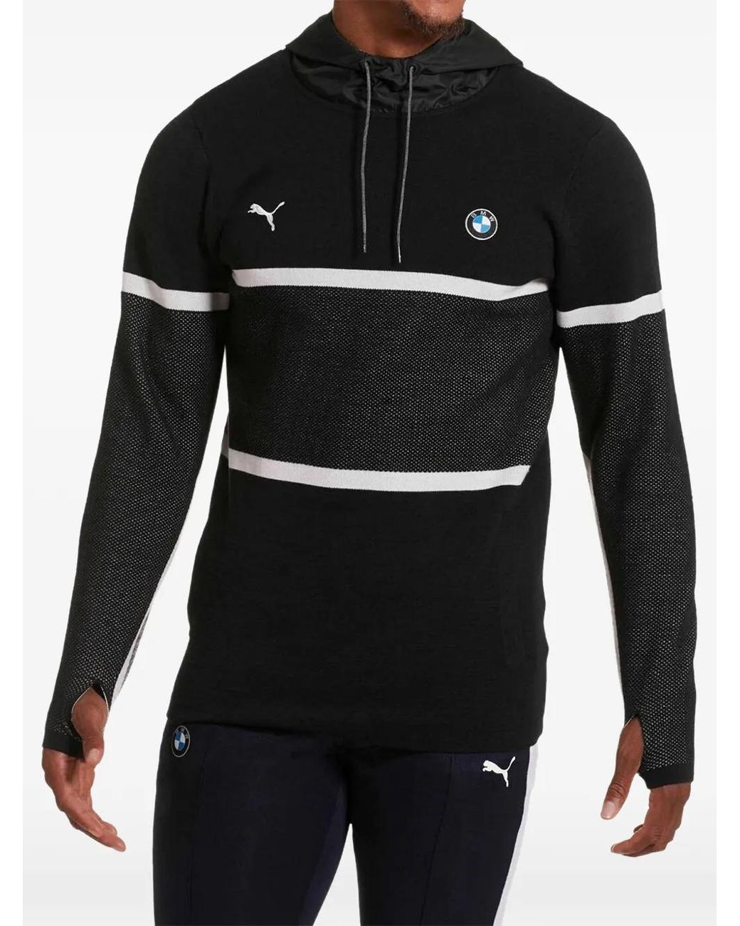 PUMA Black X Bmw Motorsport Evoknit T-Shirt for men
