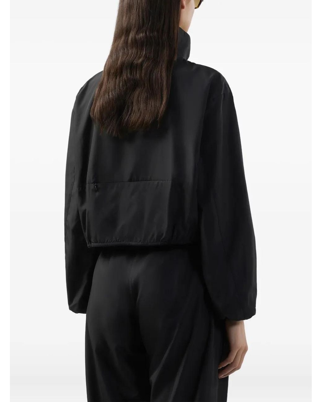 Gcds Black Cropped Windbreaker