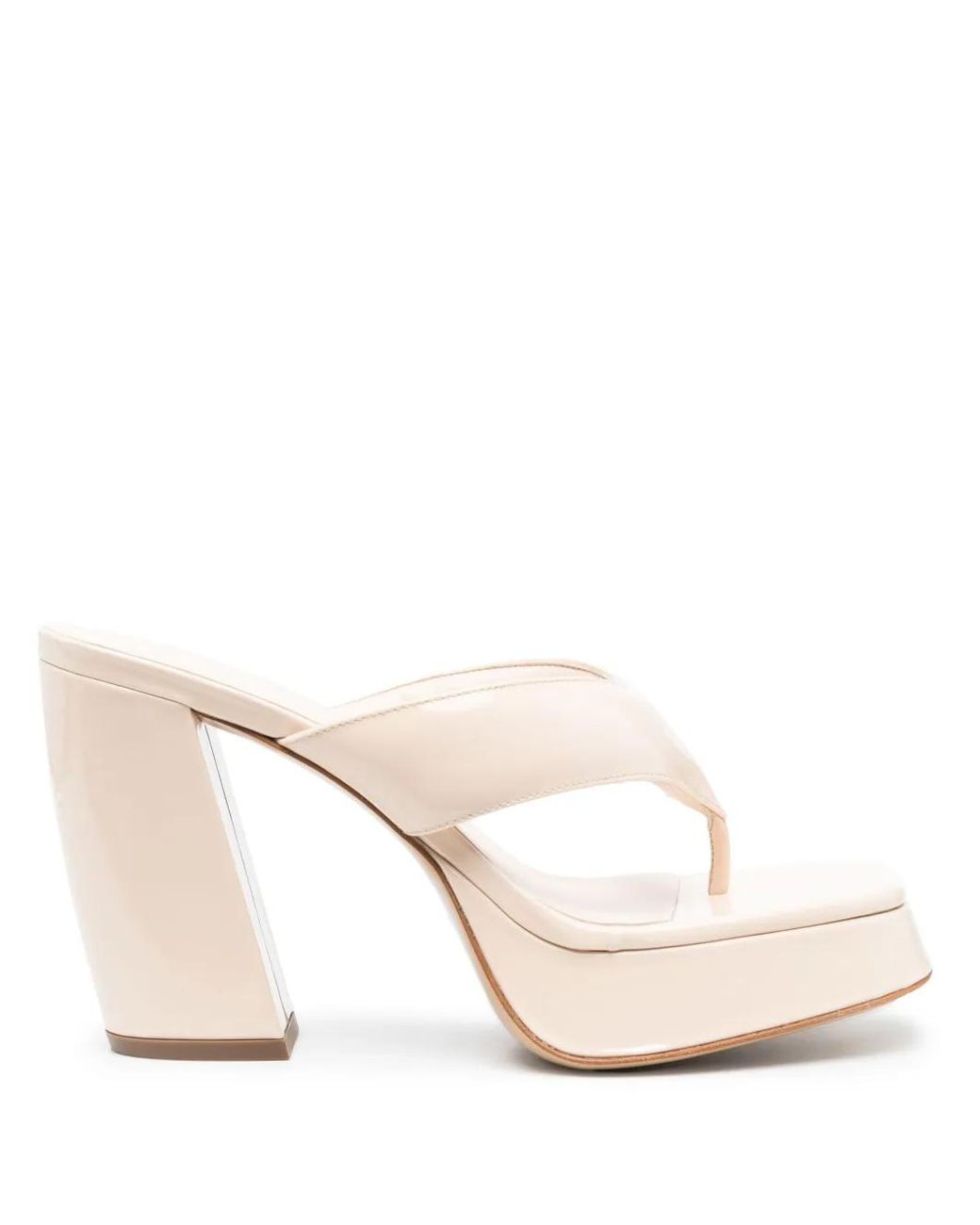 Gia Borghini Natural Gia 17 120Mm Platform Mules