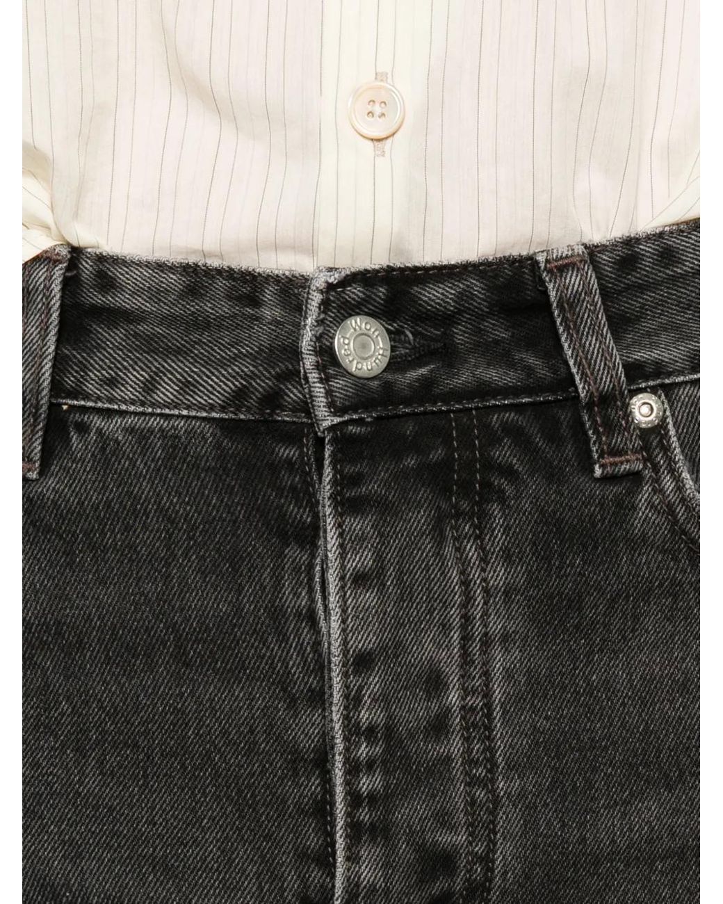 Won Hundred Gray Steve Belt-Loop Jeans