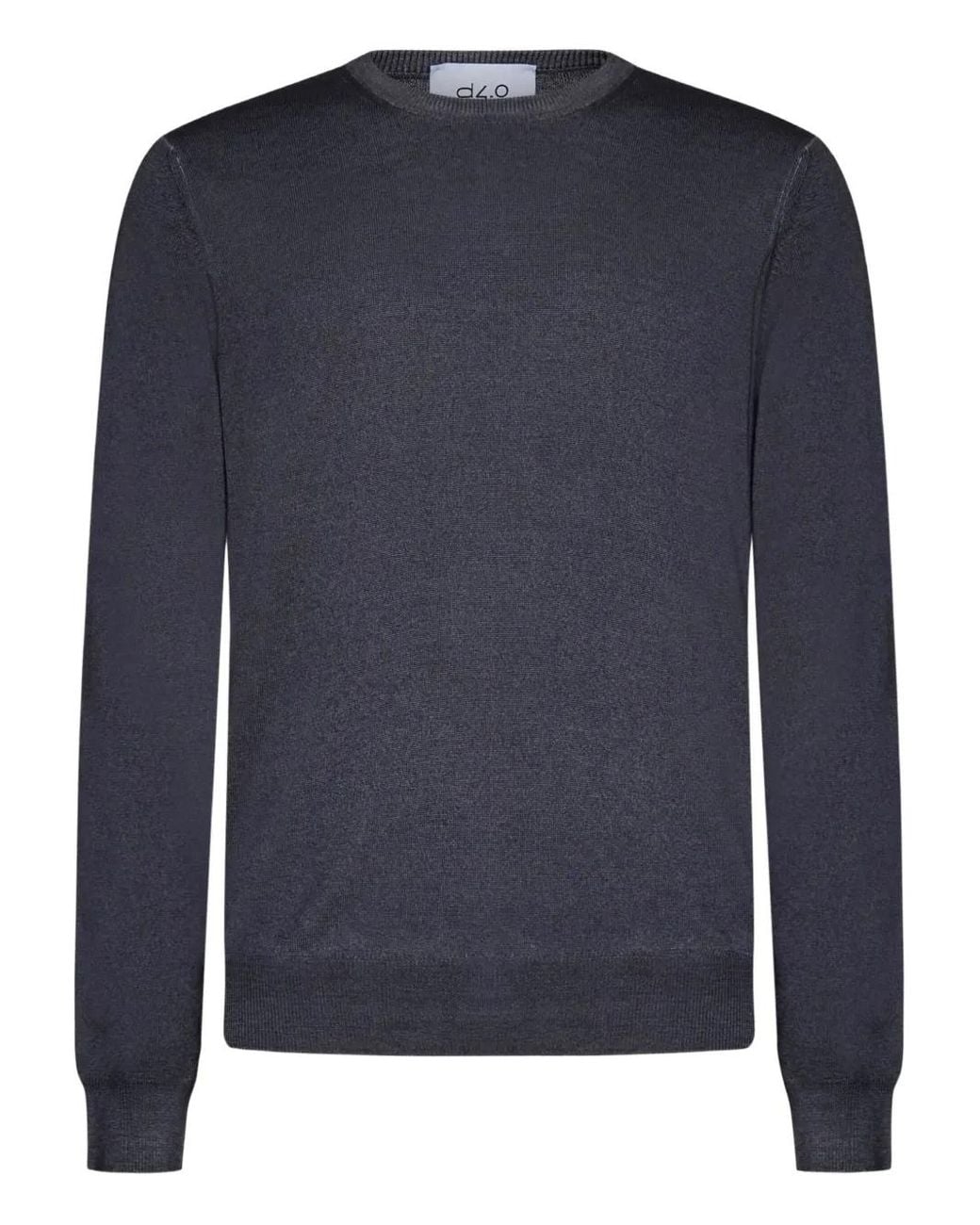 D4.0 Blue Wool Sweater for men