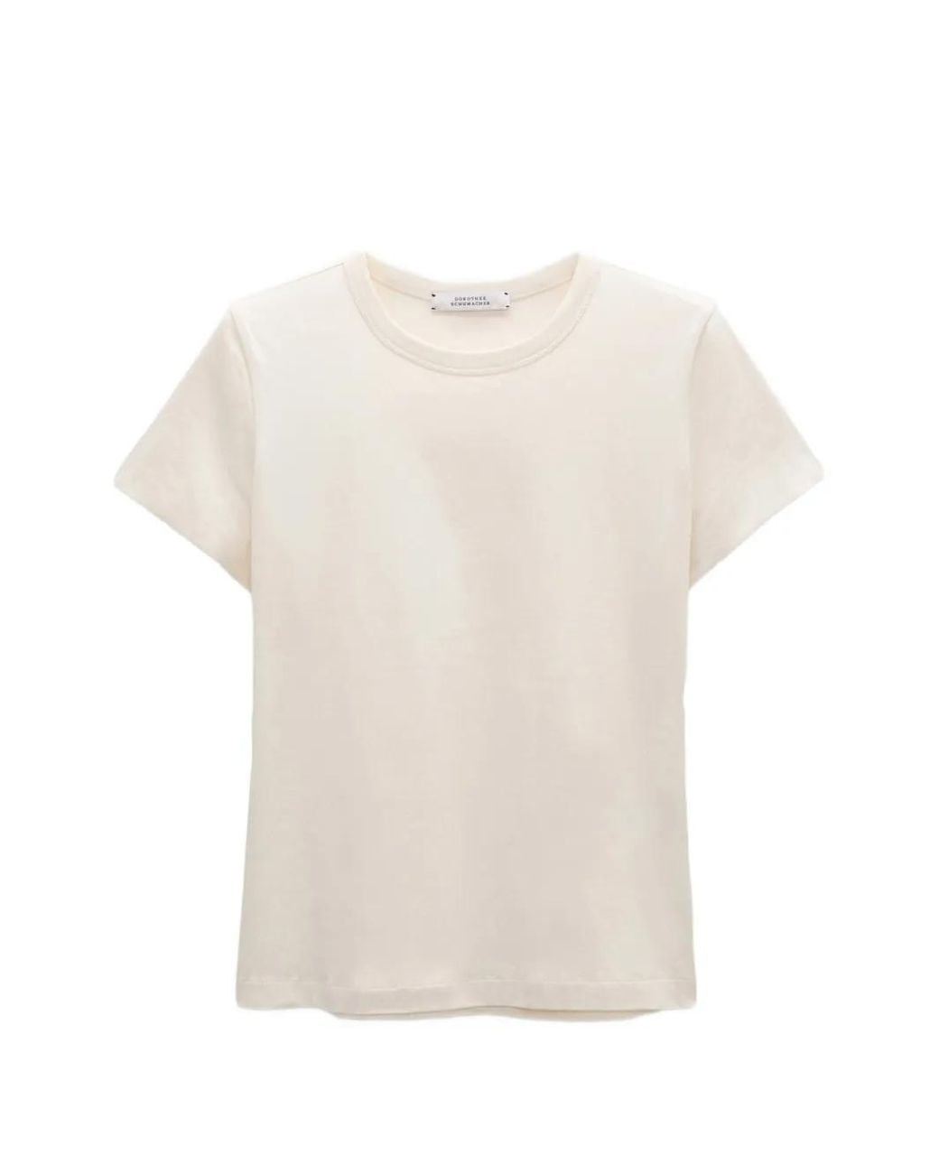 Dorothee Schumacher White Crew Neck Short-Sleeve T-Shirt