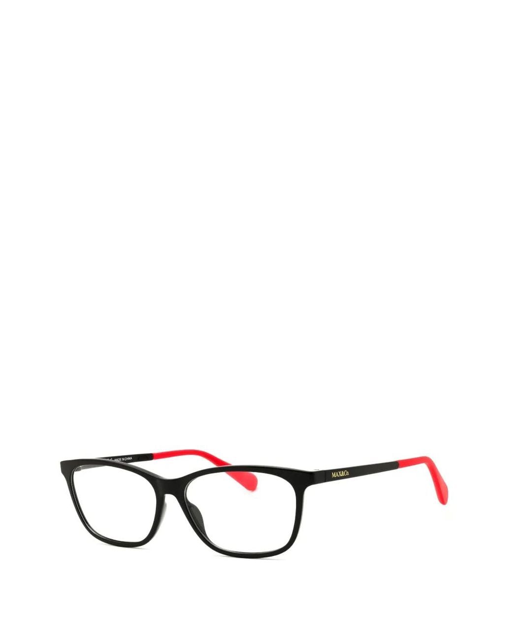 MAX&Co. Black Rectangle-Frame Glasses