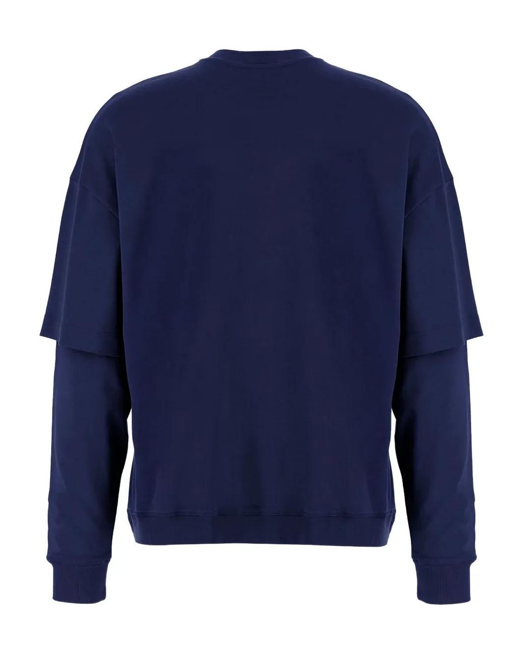 DARKPARK Blue Double-Layered Wool Sweatshirt for men