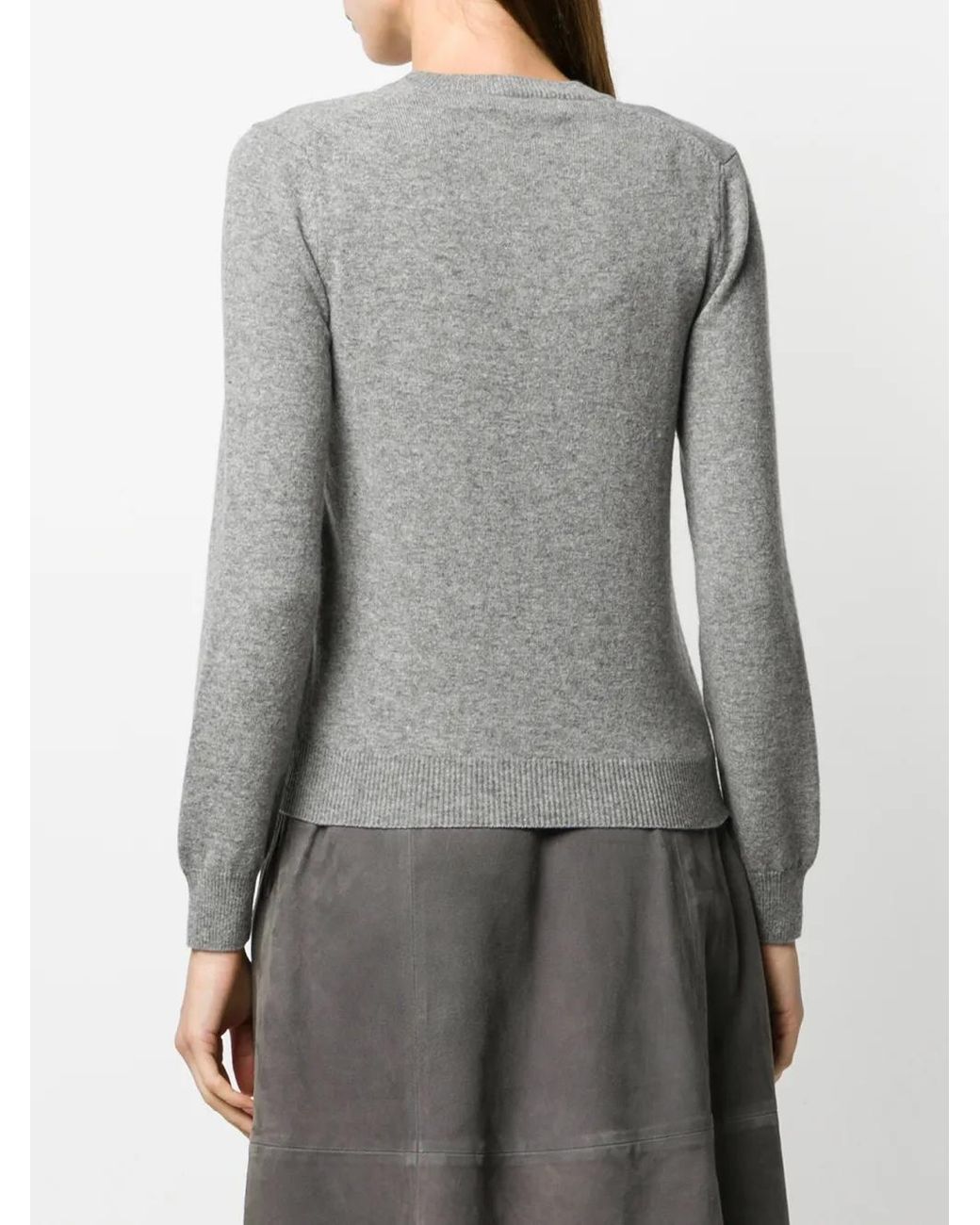 Pull À Col V COMME DES GARÇONS PLAY en coloris Gray