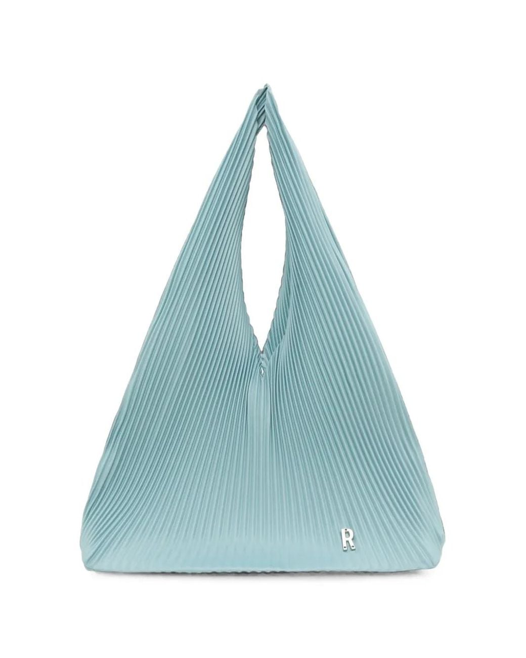 Repleat Blue Mini Hobo Pleated Tote Bag