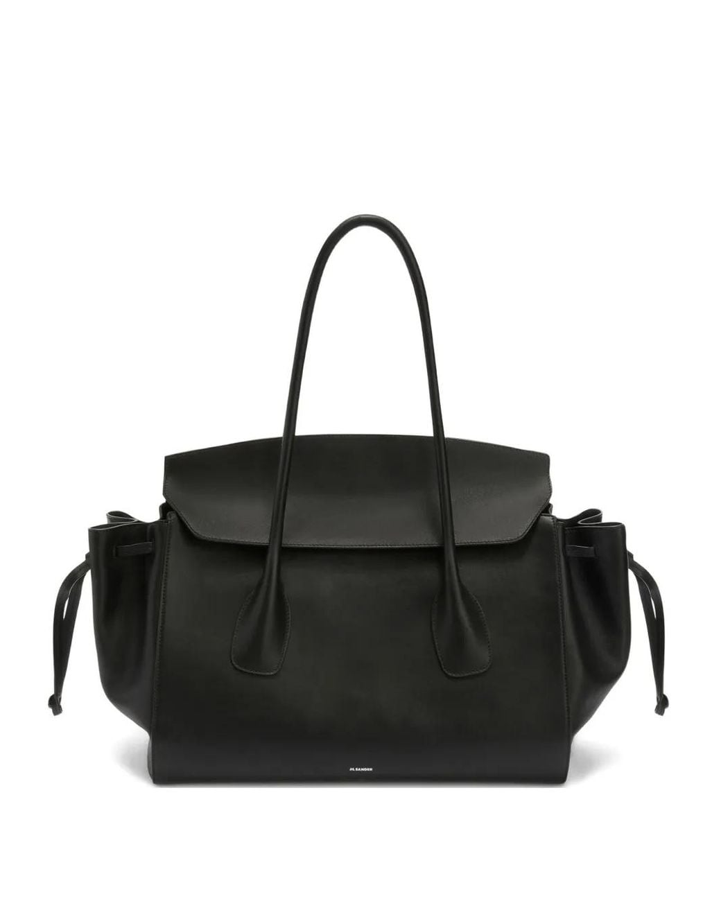 Jil Sander Black Voyage Medium Tote Bag