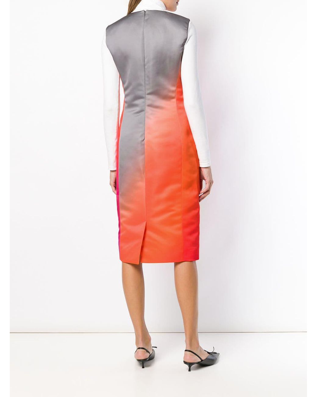 silk pencil dress