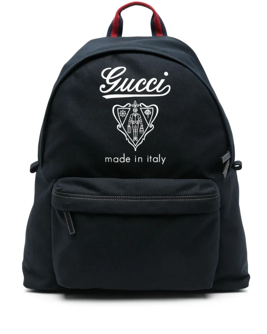 Gucci Black Crest Backpack for men