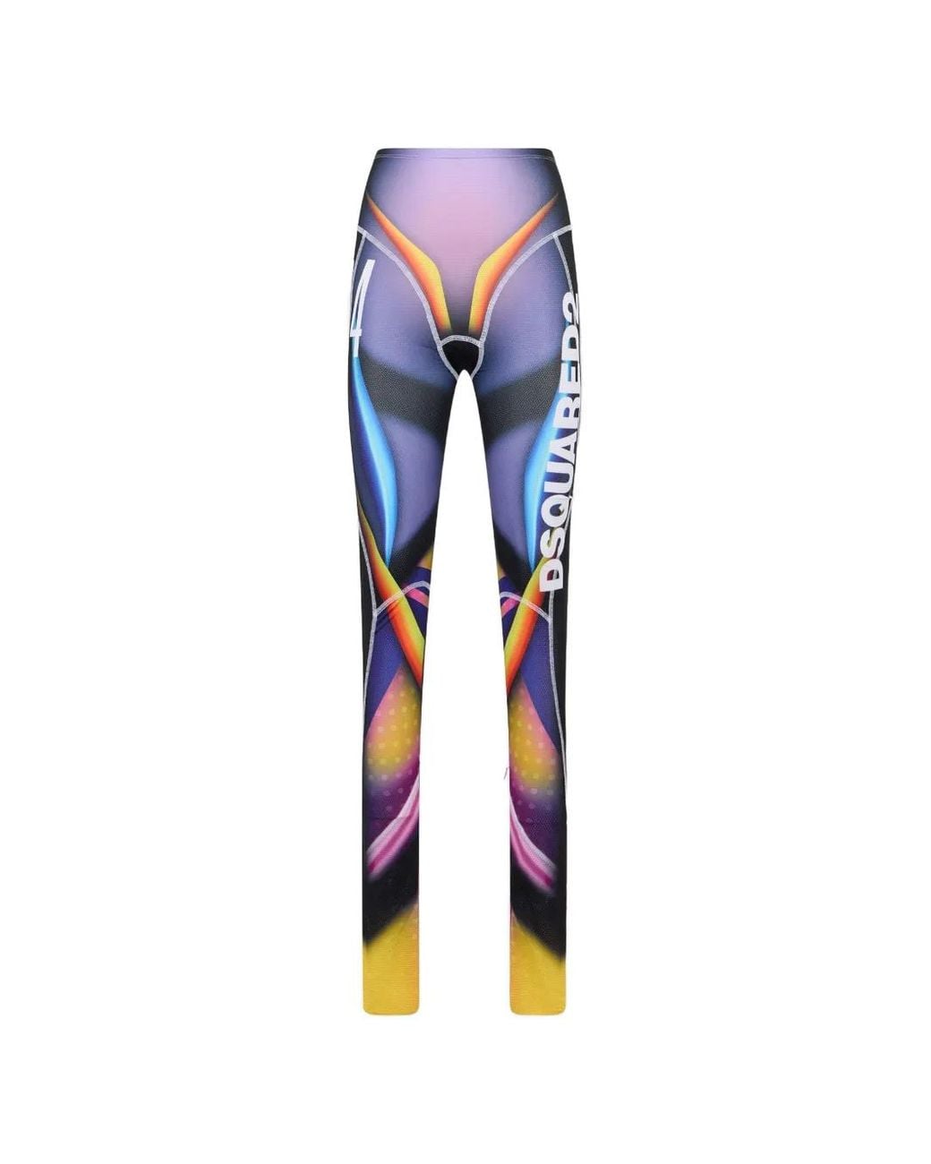 DSquared² Blue Pantalon À Imprimé Graphique