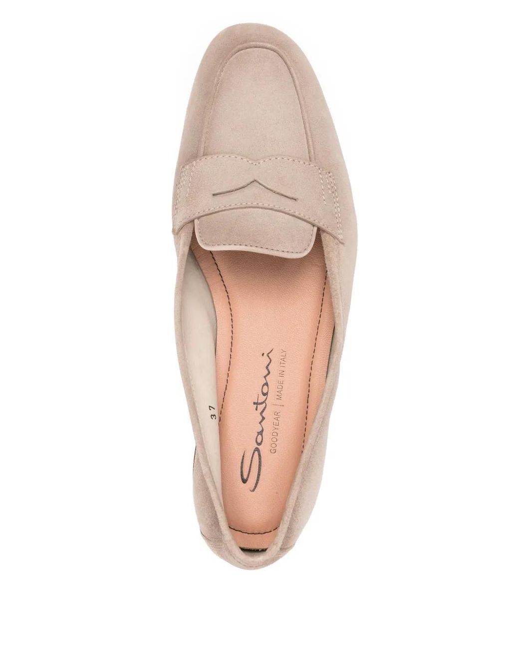 Santoni Pink "Carla" Loafer
