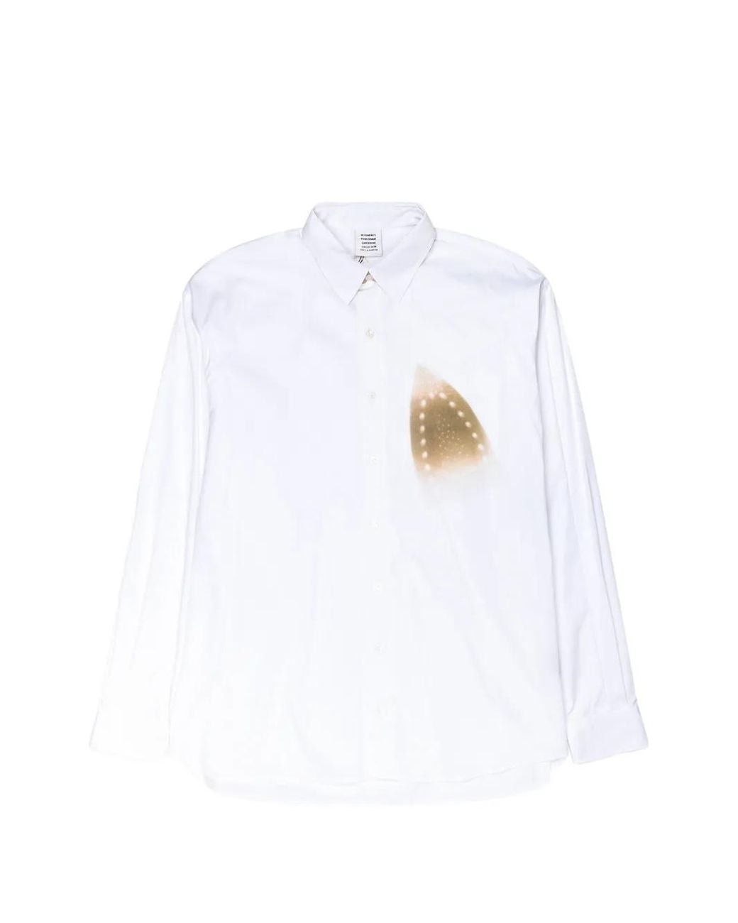 Vetements White Iron-Print Shirt for men
