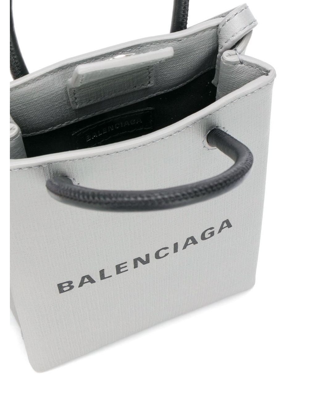 Balenciaga Logo Print Crossbody Bag in Grey (Gray) for Men - Save 39% | Lyst