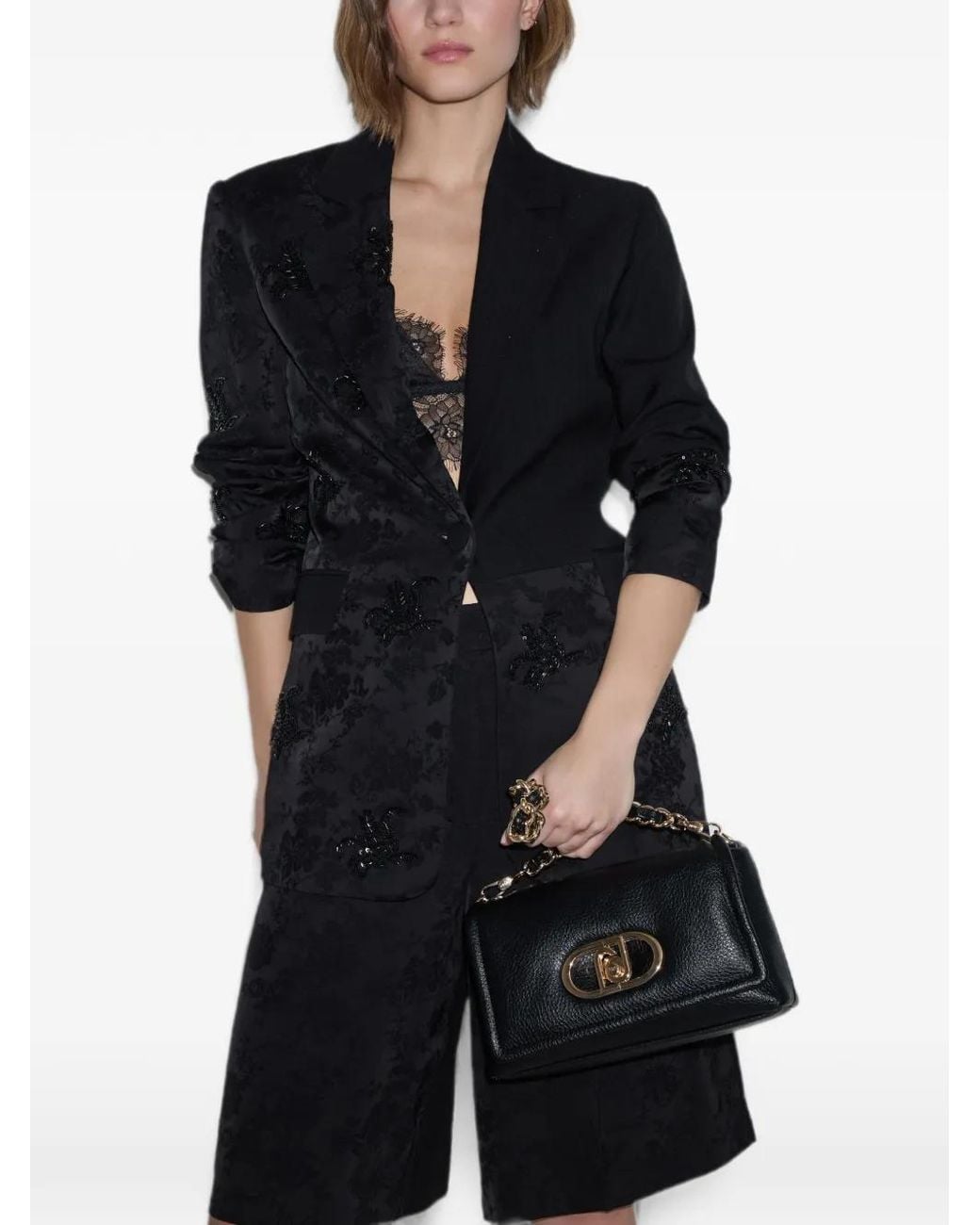 Liu Jo Blue Medium Lapuffy Bag