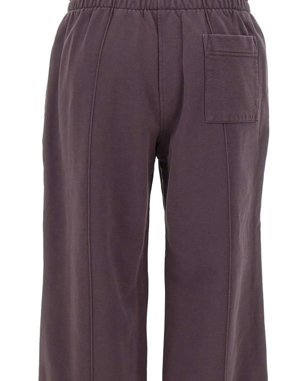 Casablanca Purple Embroidered-Logo Drawstring Track Pants