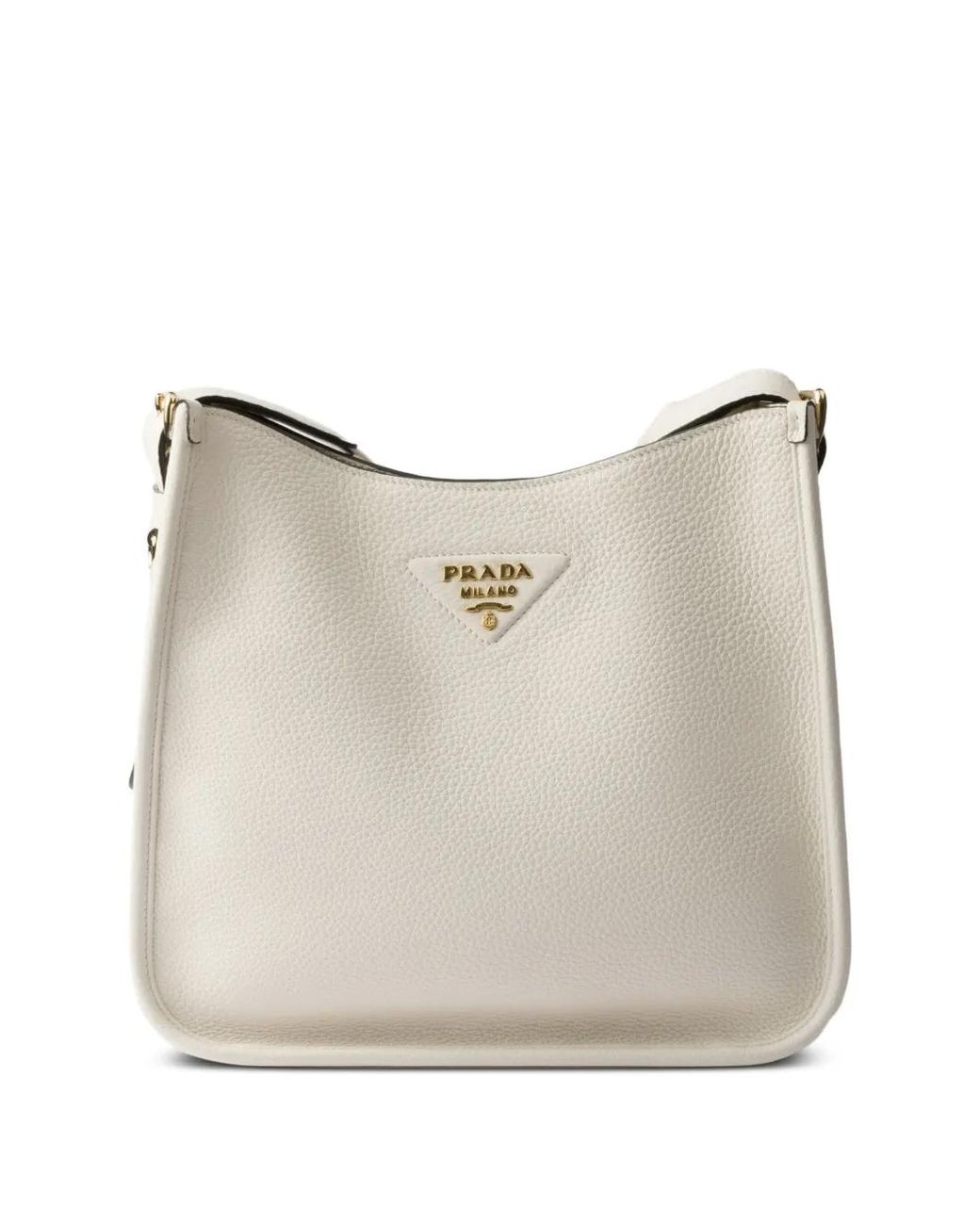 Prada Natural Mittelgroße Lily Schultertasche