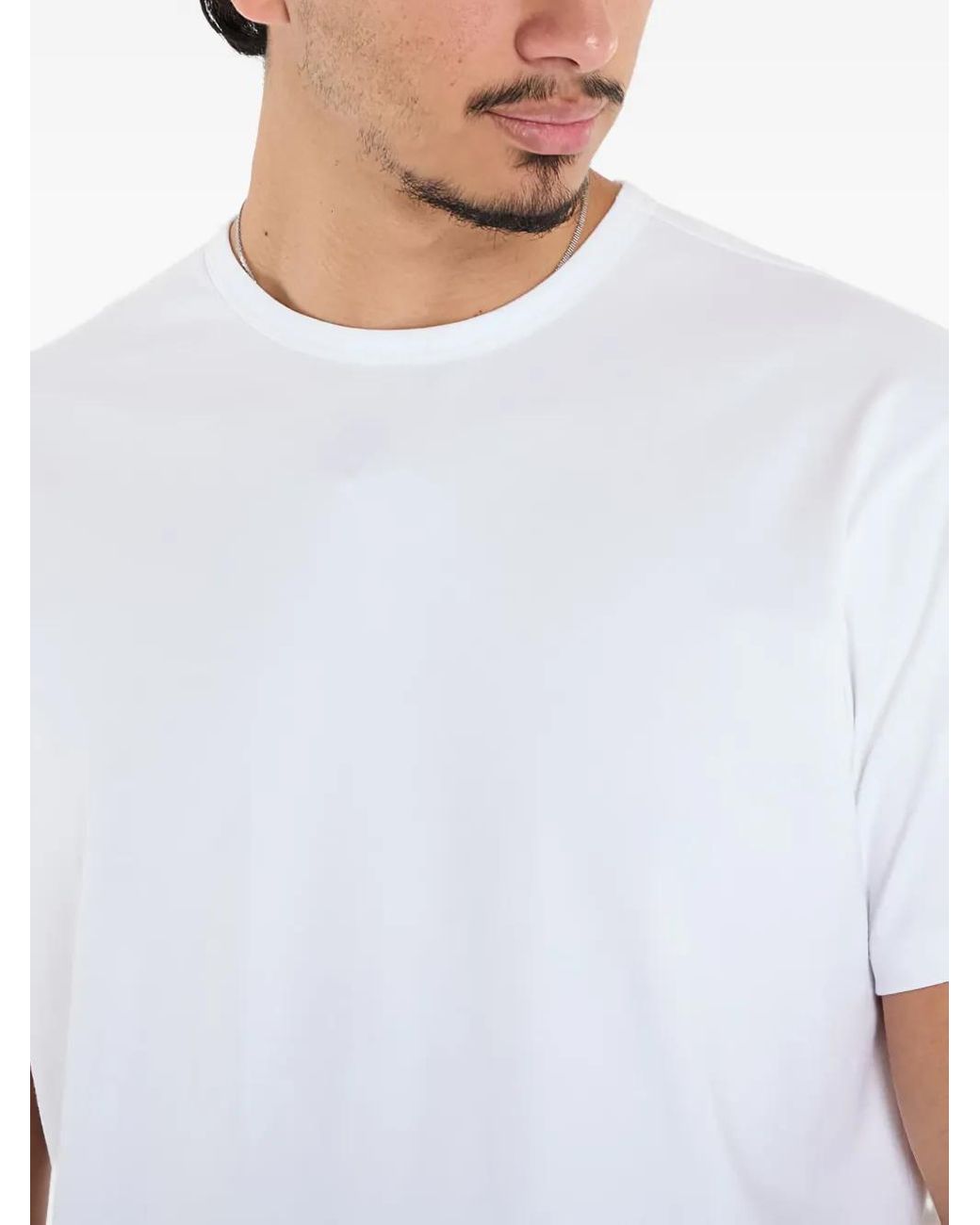 Post Archive Faction PAF White Crew-Neck T-Shirt for men