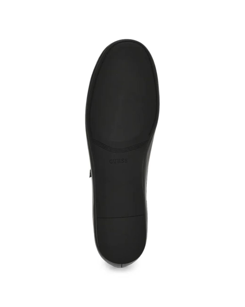 Guess Black Kalida Logo-Plaque Ballet Flats