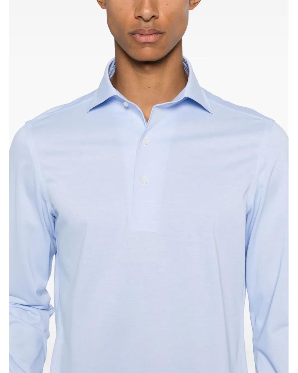 Polo À Patch Logo Boggi pour homme en coloris Blue