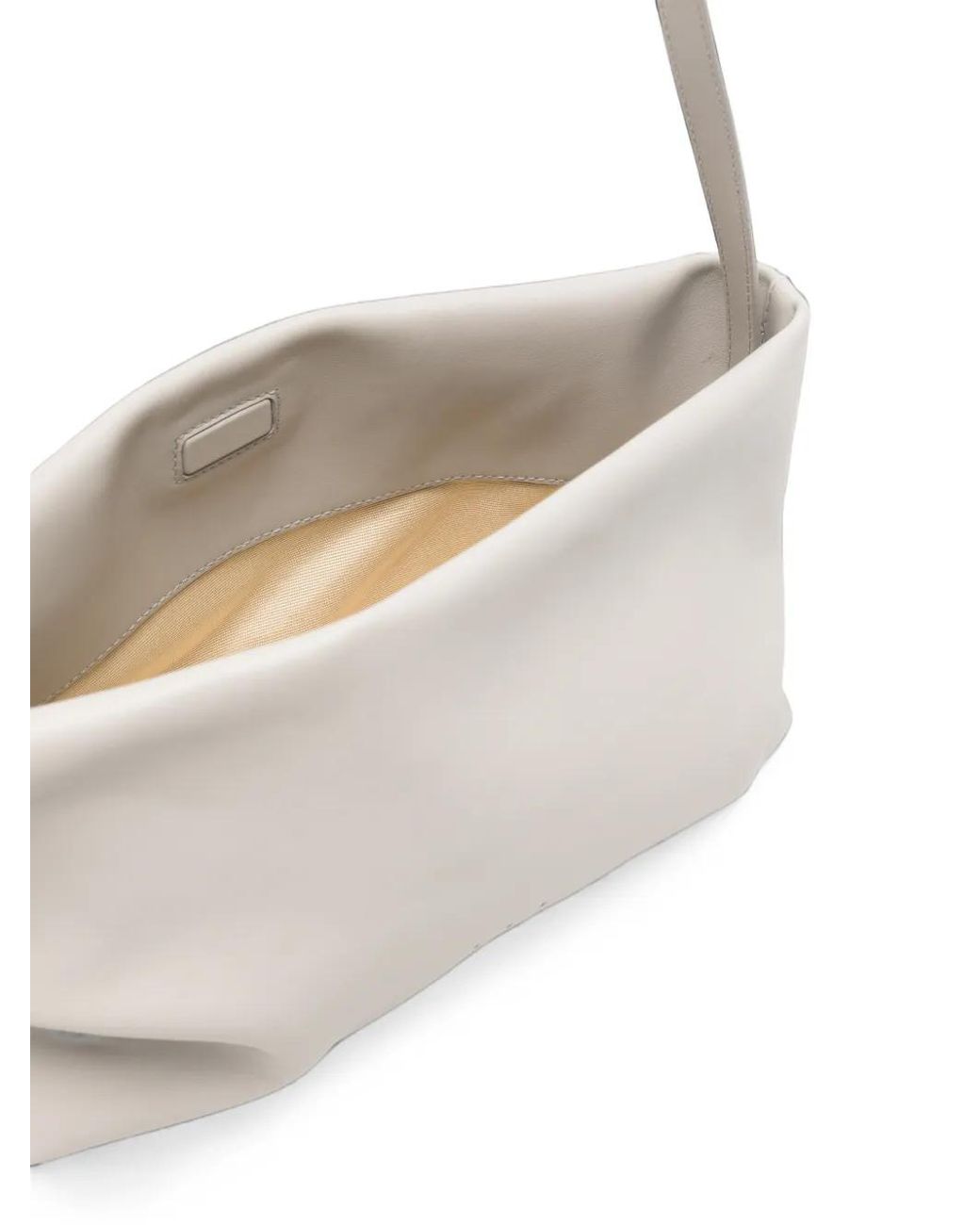 Aesther Ekme White Nina Leather Shoulder Bag