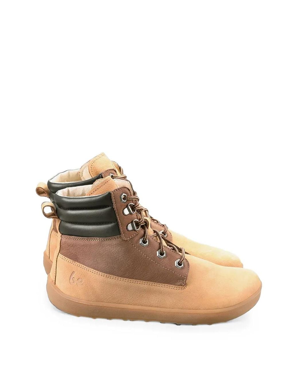 Be Lenka Brown Panelled Sneakers