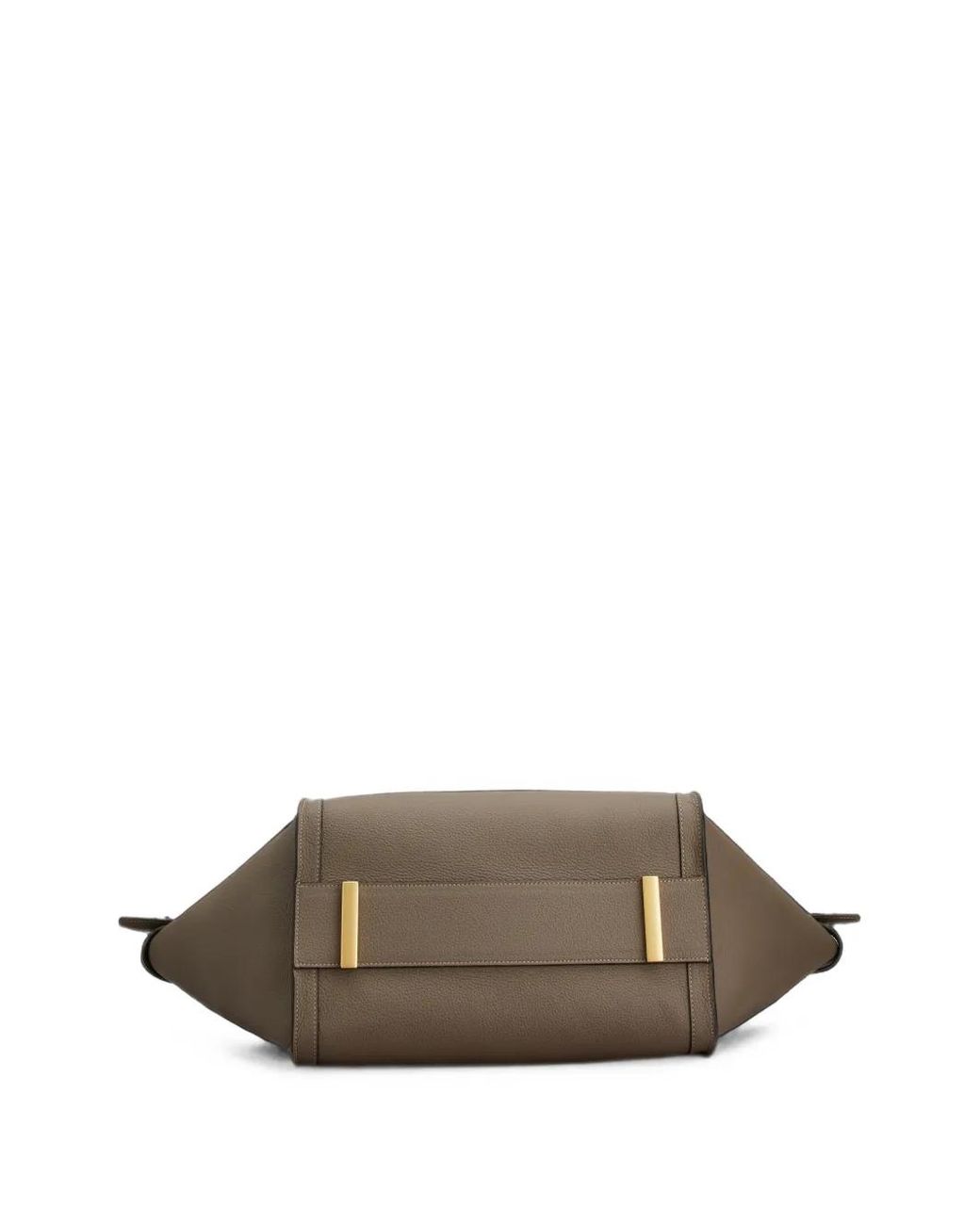 Tod's Brown Medium T Timeless Buckle-Detail Tote Bag