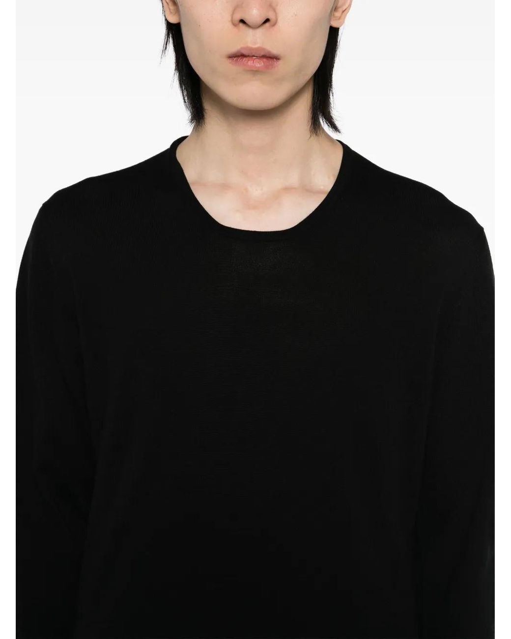 Pull À Col Rond Label Under Construction pour homme en coloris Black