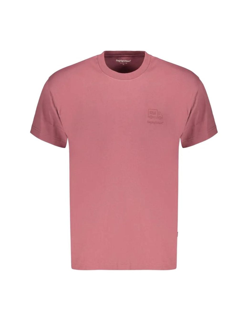 Refrigiwear Pink Graphic-Print Cotton T-Shirt for men