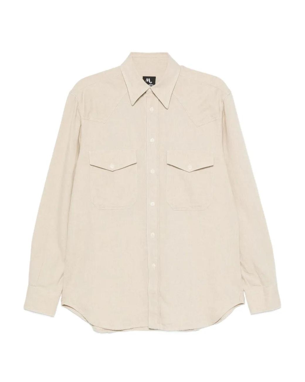 Doppiaa Natural Double-Pocket Shirt for men