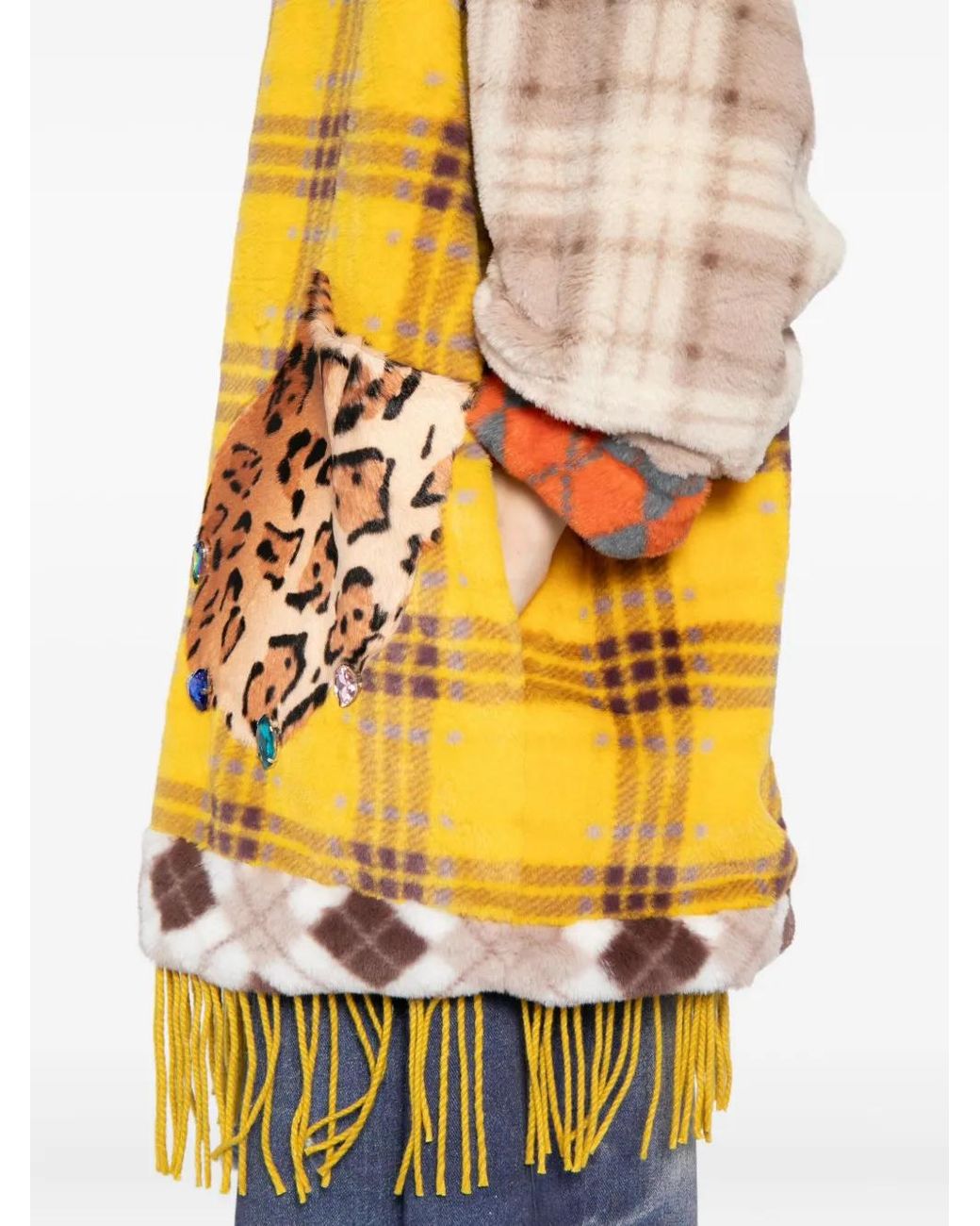 PENULTIMATE Yellow Checked Hoodie