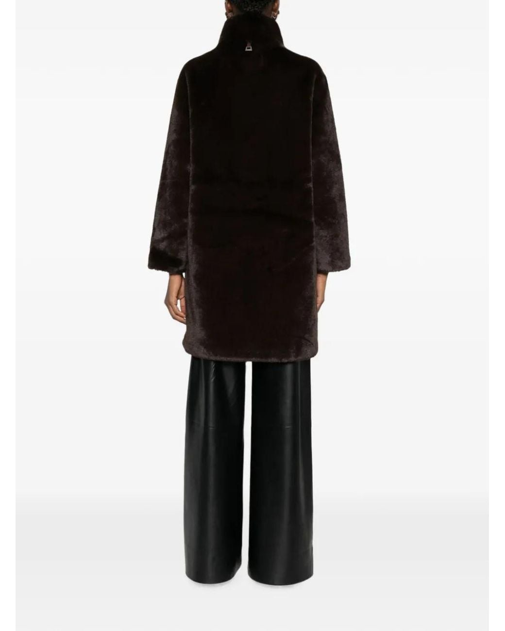 Apparis Black Blair Faux-Fur Coat