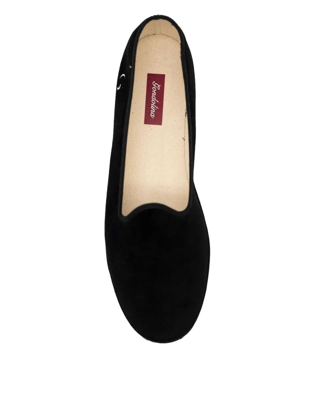 Gondolina Black Bucintoro Logo-Detail Slippers for men