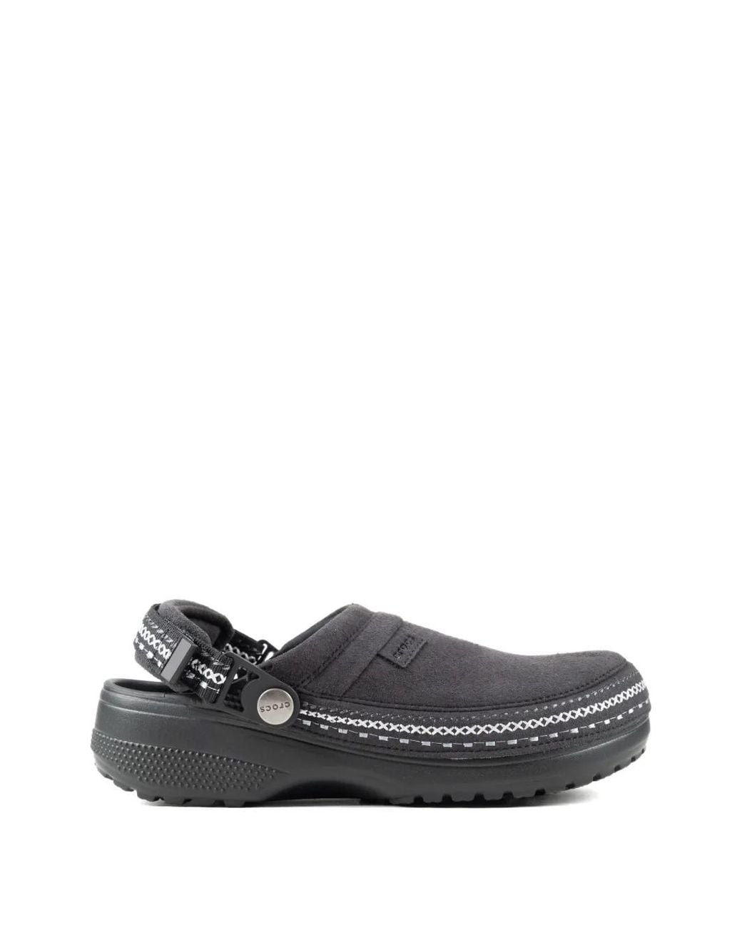 CROCSTM White Contrast-Stitch Clogs