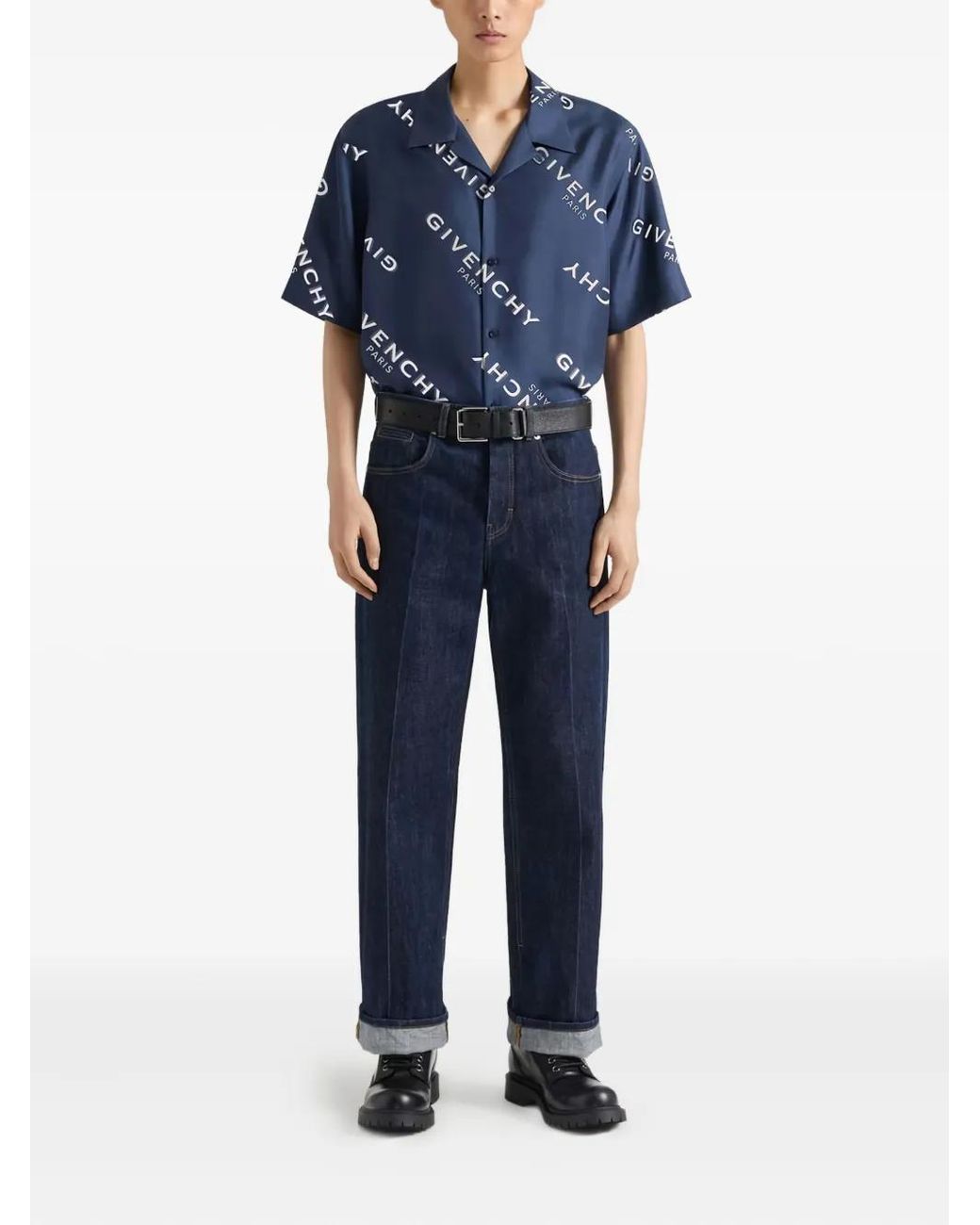 Givenchy Blue Luxury Shirt for men