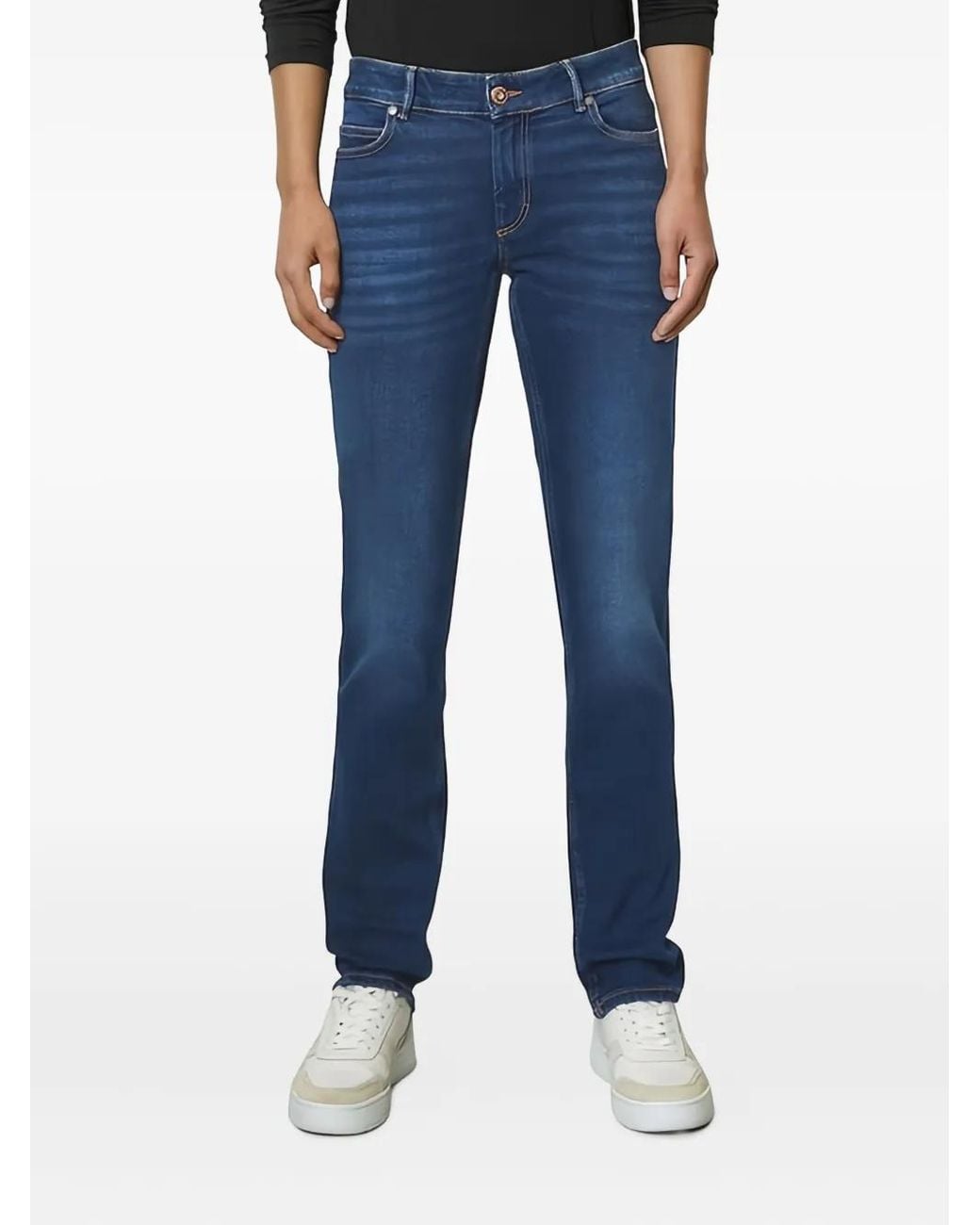 Marc O' Polo Blue Logo-Patch Jeans