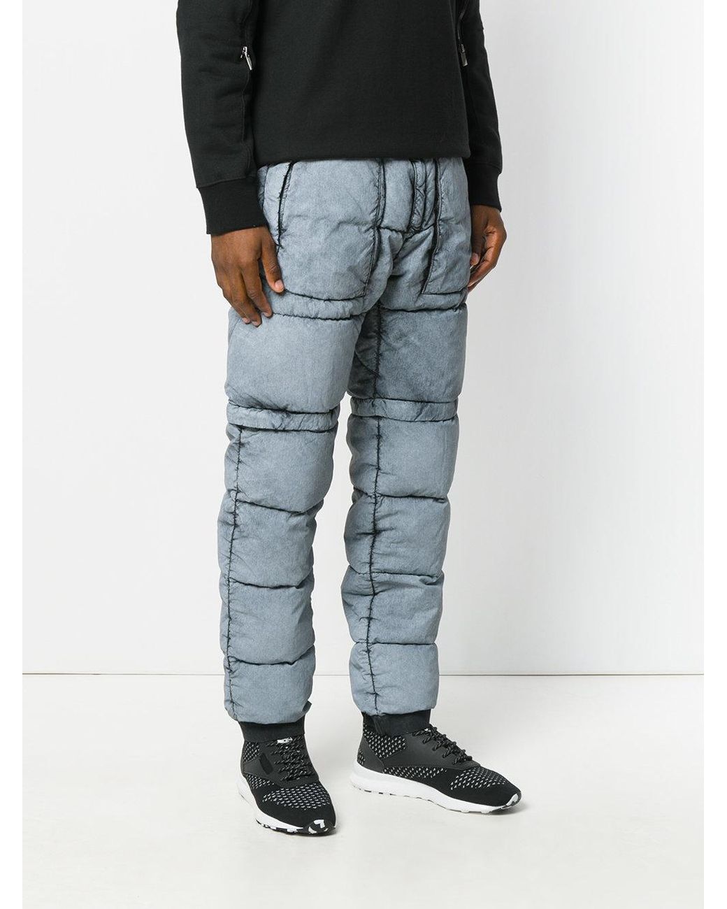 Stone Island Puffer Tracksuit Bottoms in Blue for Men Lyst UK