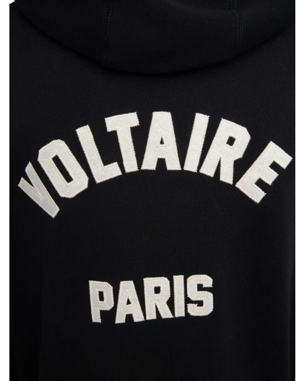 Zadig & Voltaire Black Sasha Logo-Print Hoodie for men