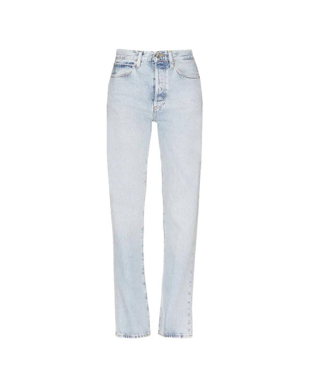 FRAME Blue The Vertical Jeans