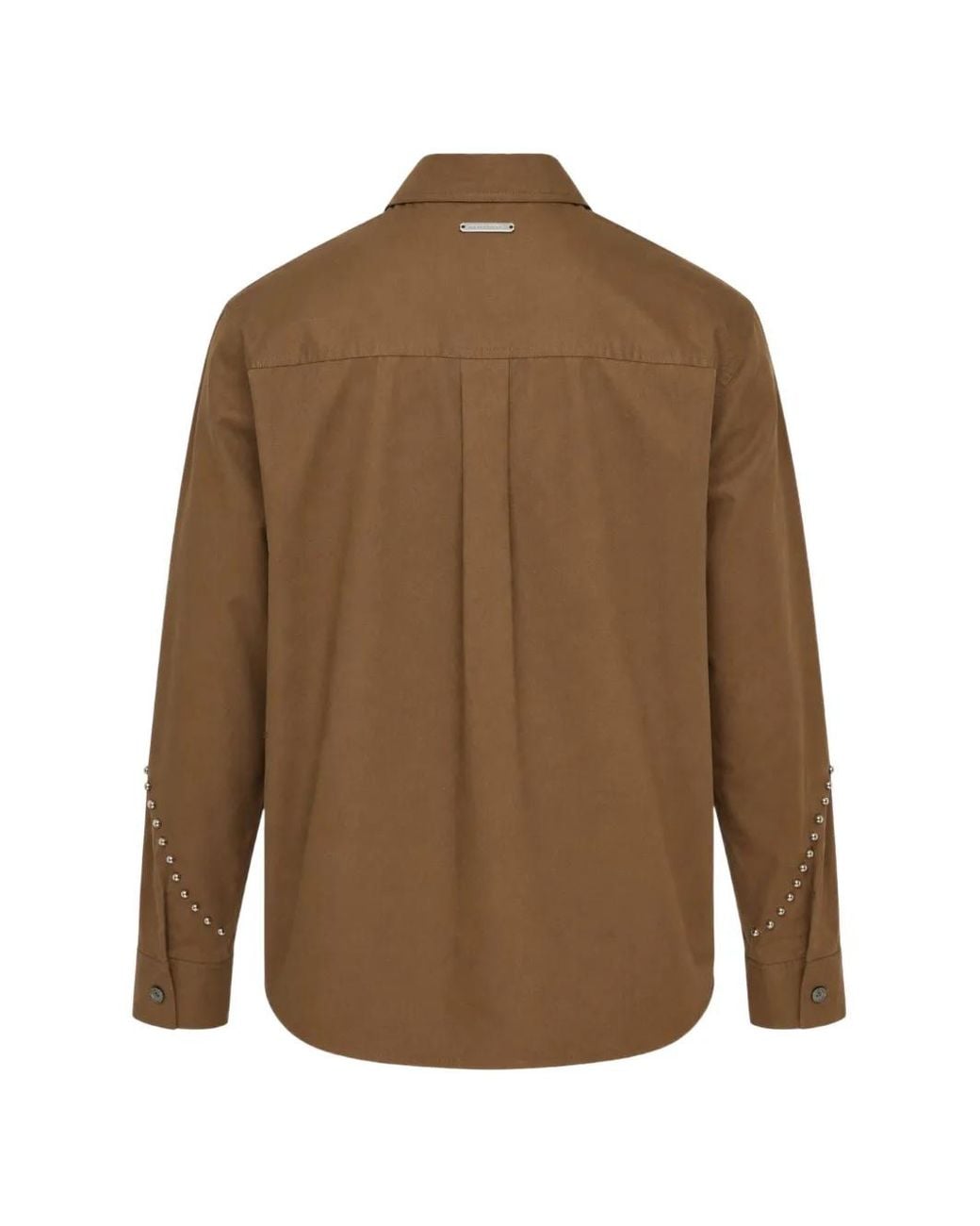 ANDERSSON BELL Brown Roghen Studded Shirt for men