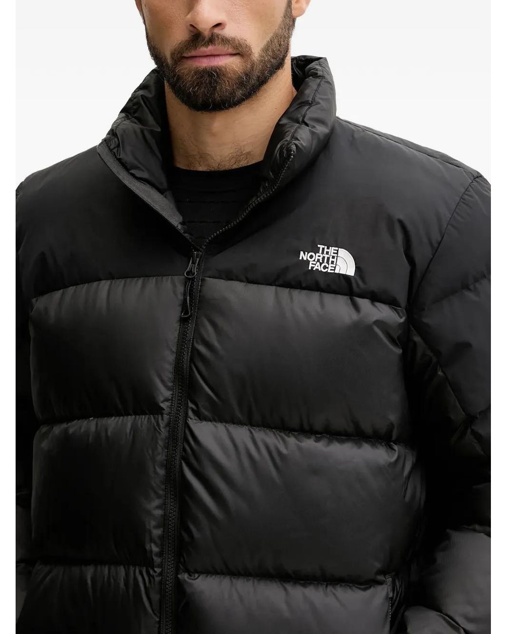 The North Face Black Diablo Down 2.0 Zip-Up Puffer Performance Jacket for men